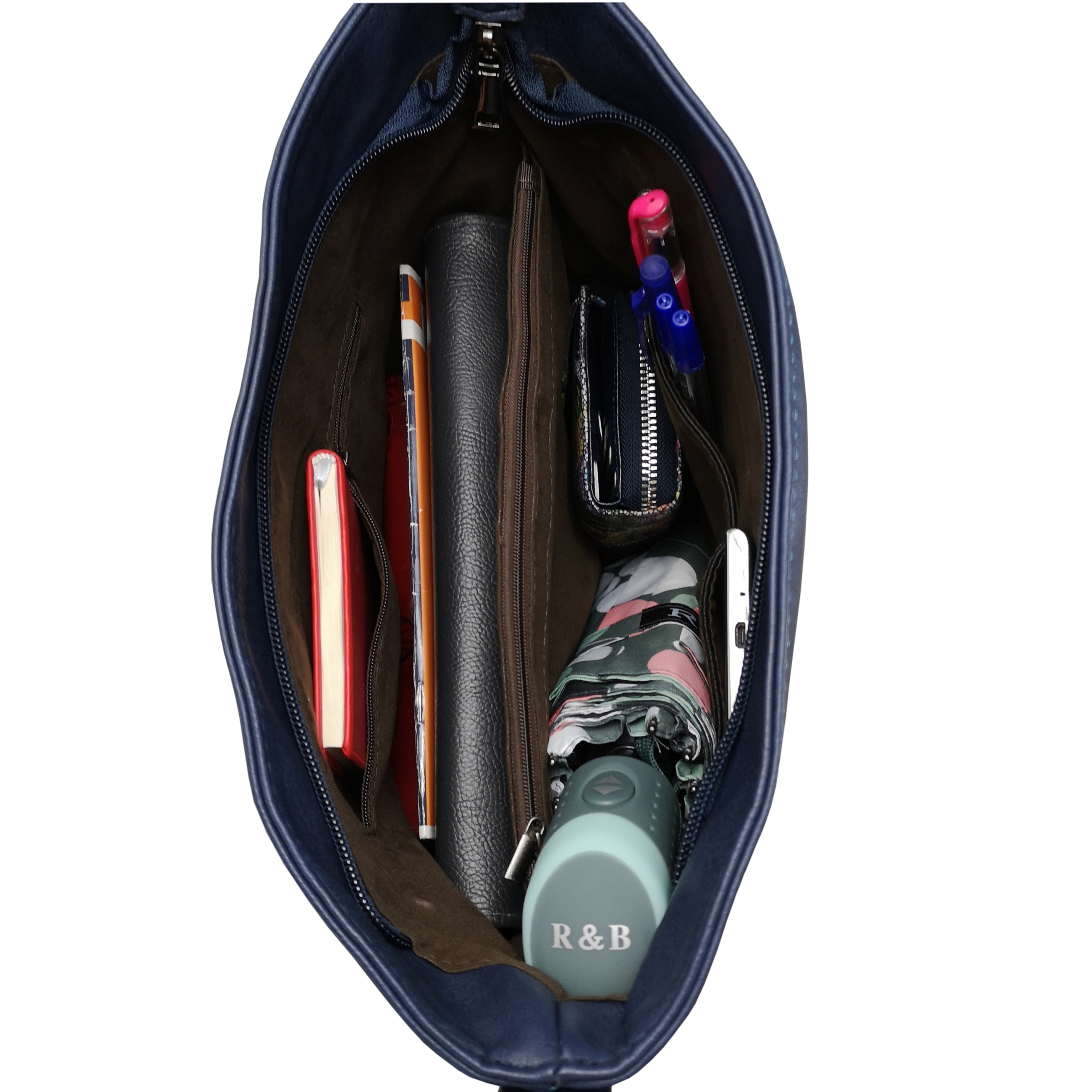 Torebka Damska Listonoszka Bordowa Torba Worek A5 Na Ramię Długi Pasek Odcień bordowy