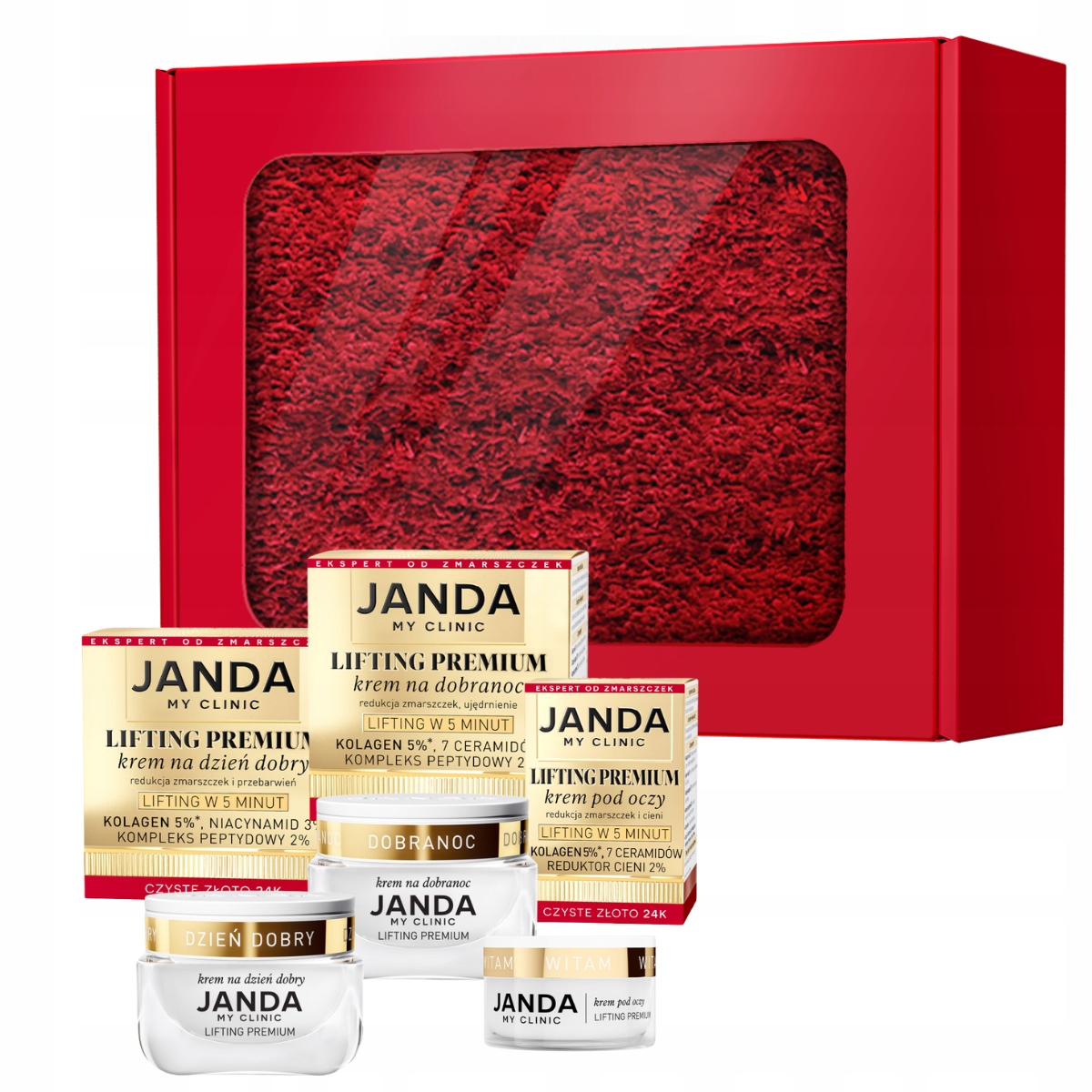 Janda Sada účinných krémů Lifting Premium proti vráskám Krabička