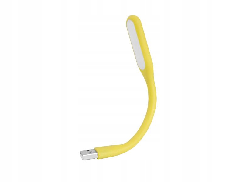

Lampka Komputerowa Gumowa Usb Żółta