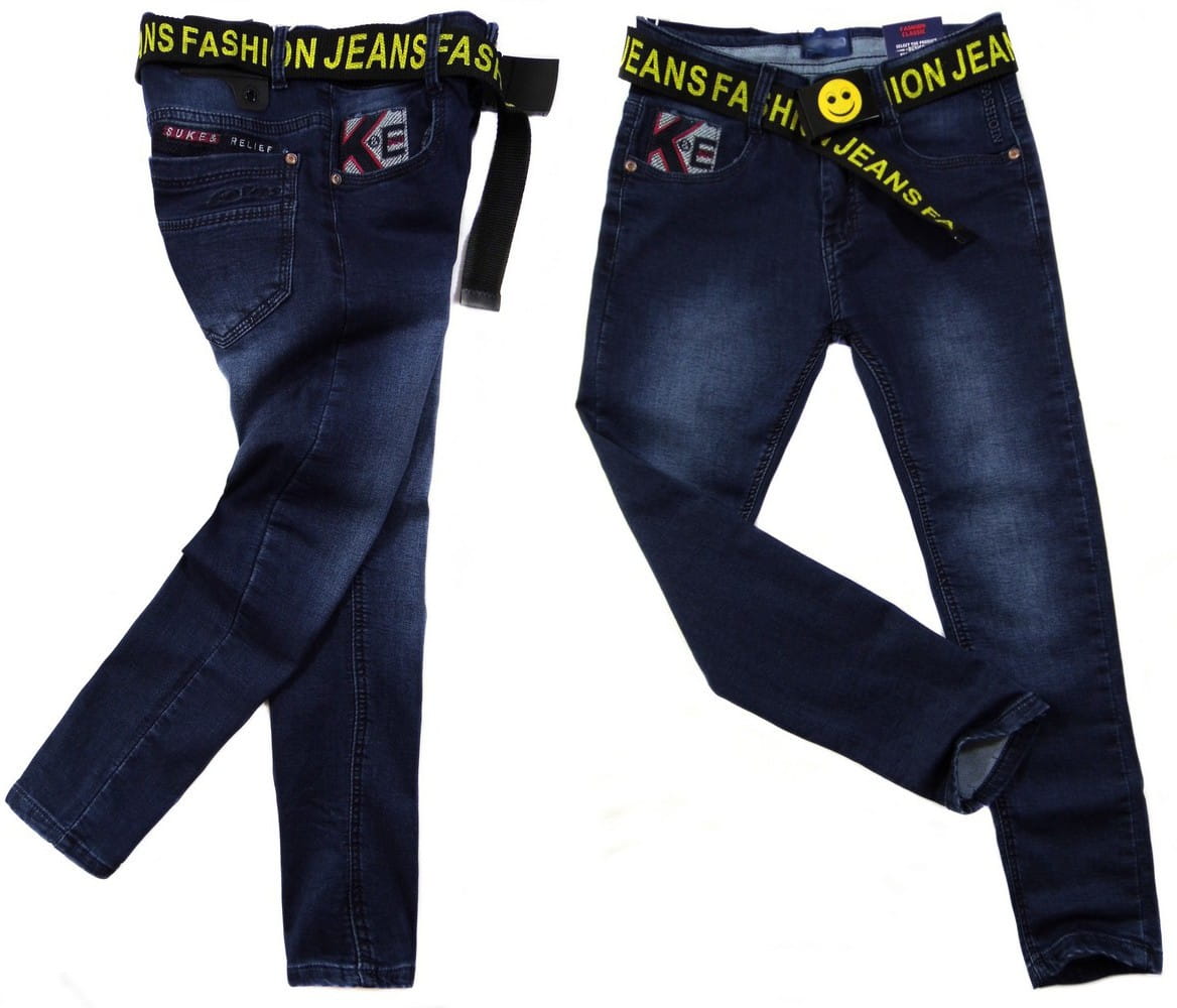 

porządne Spodnie jeans 452 Relief 134 elastyczne