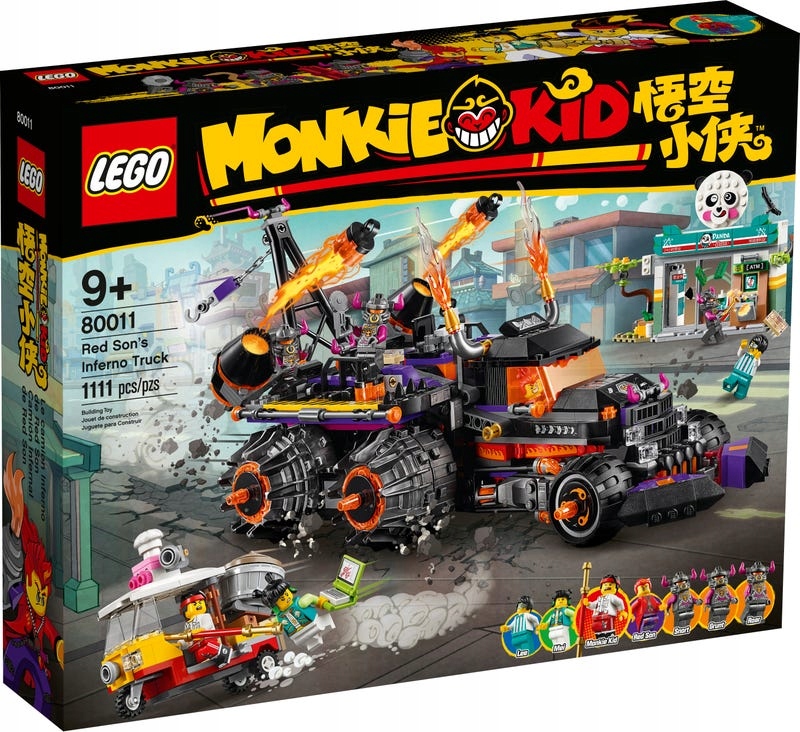 Lego Monkie Kid 80011 Piekielny Pojazd Red Sona