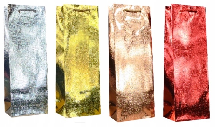 Ozdobná narozeninová taška na dárky, pěkná na Vánoce, na láhev, 12 ks