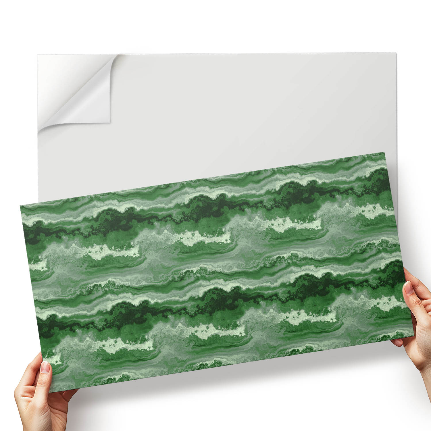 Dekorativní vinylové dlaždice Samolepící vzor ve vlnách přírody 6x60x30 cm