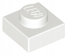 

20 szt White Plate 1 x 1 3024