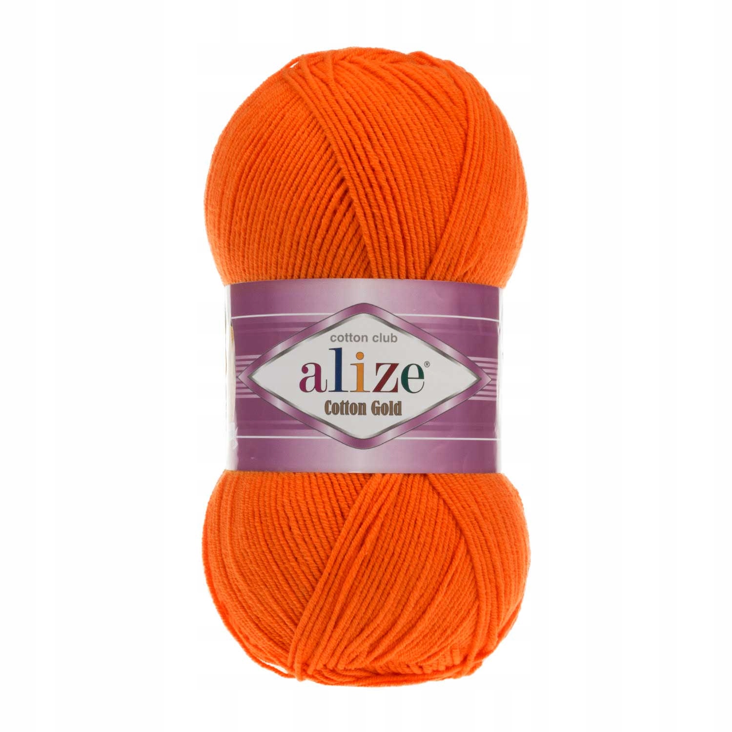 Włóczka Alize Cotton Gold 037 intensywny pomarań