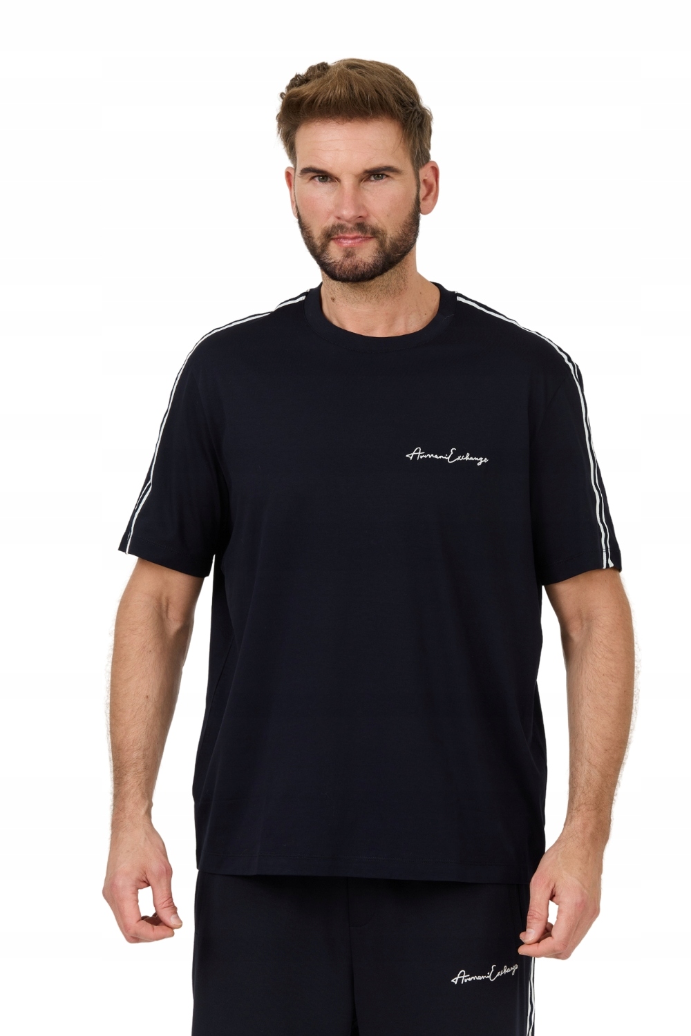 Armani Exchange Tmavě modré tričko XXL