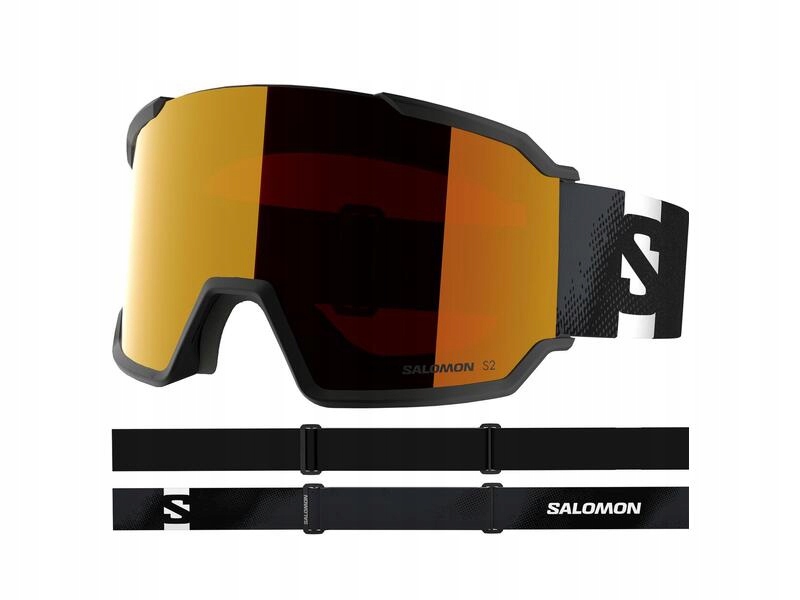 Gogle narciarskie Salomon S/view 3 Black/Mid red