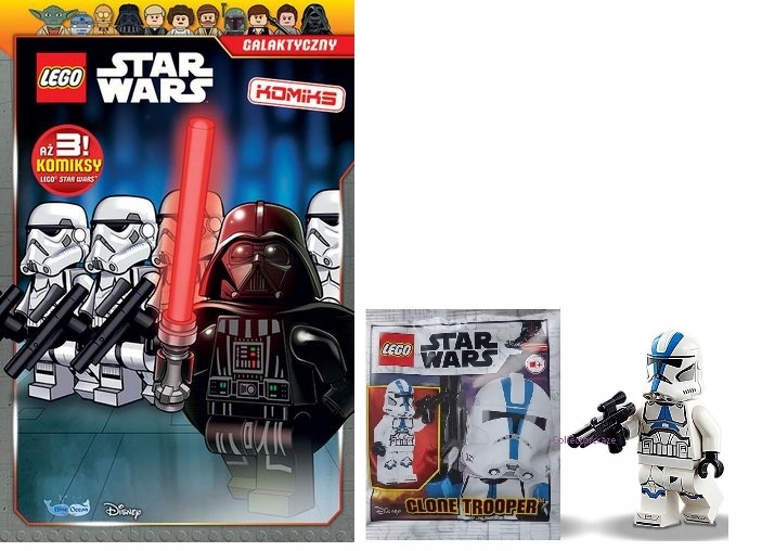 Lego Star Wars Komiks 3/2023 Clone Trooper sw1094 912281 Broń