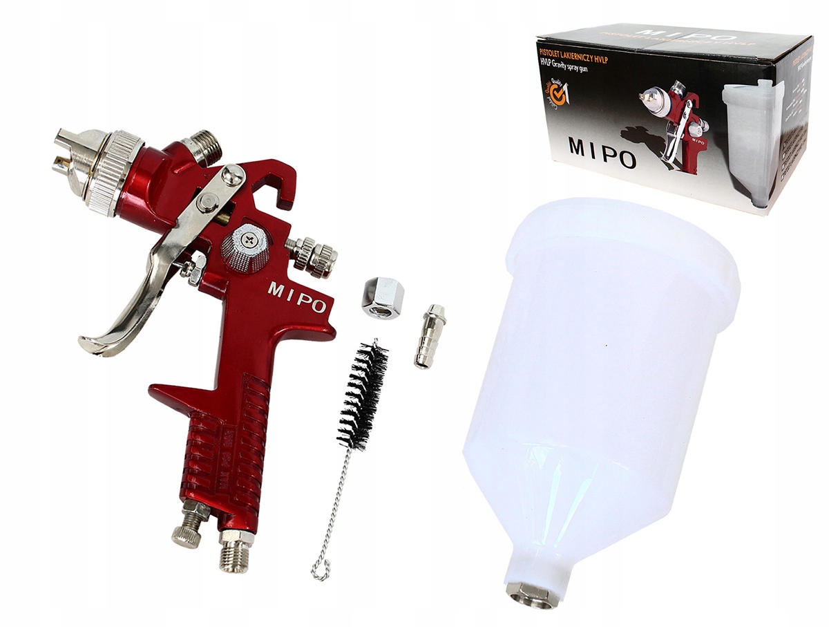 

Pistolet lakierniczy do malowania Hp 1,4 Mipo 0,6l