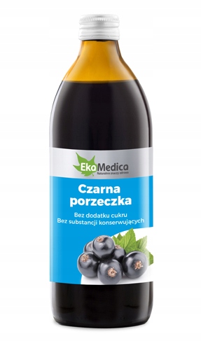 

Sok z czarneJ porzeczki EkaMedica Porzeczka 500 ml