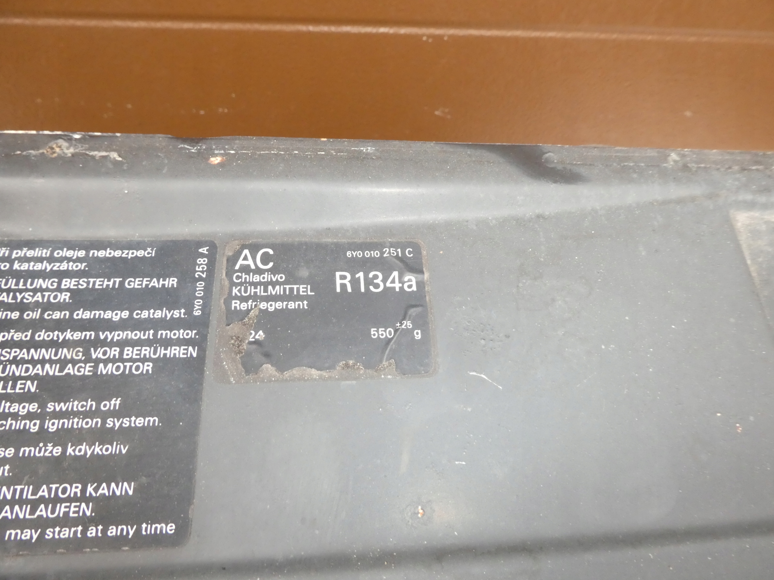 support panel for radiators radiator SKODA FABIA 6Y0010251C pillar sider