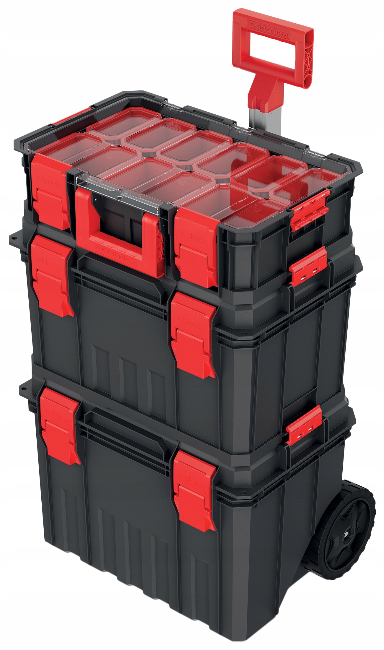 Skrzynka Modułowa Zamykana do Wózka Narzędziowego Długość 53 cm