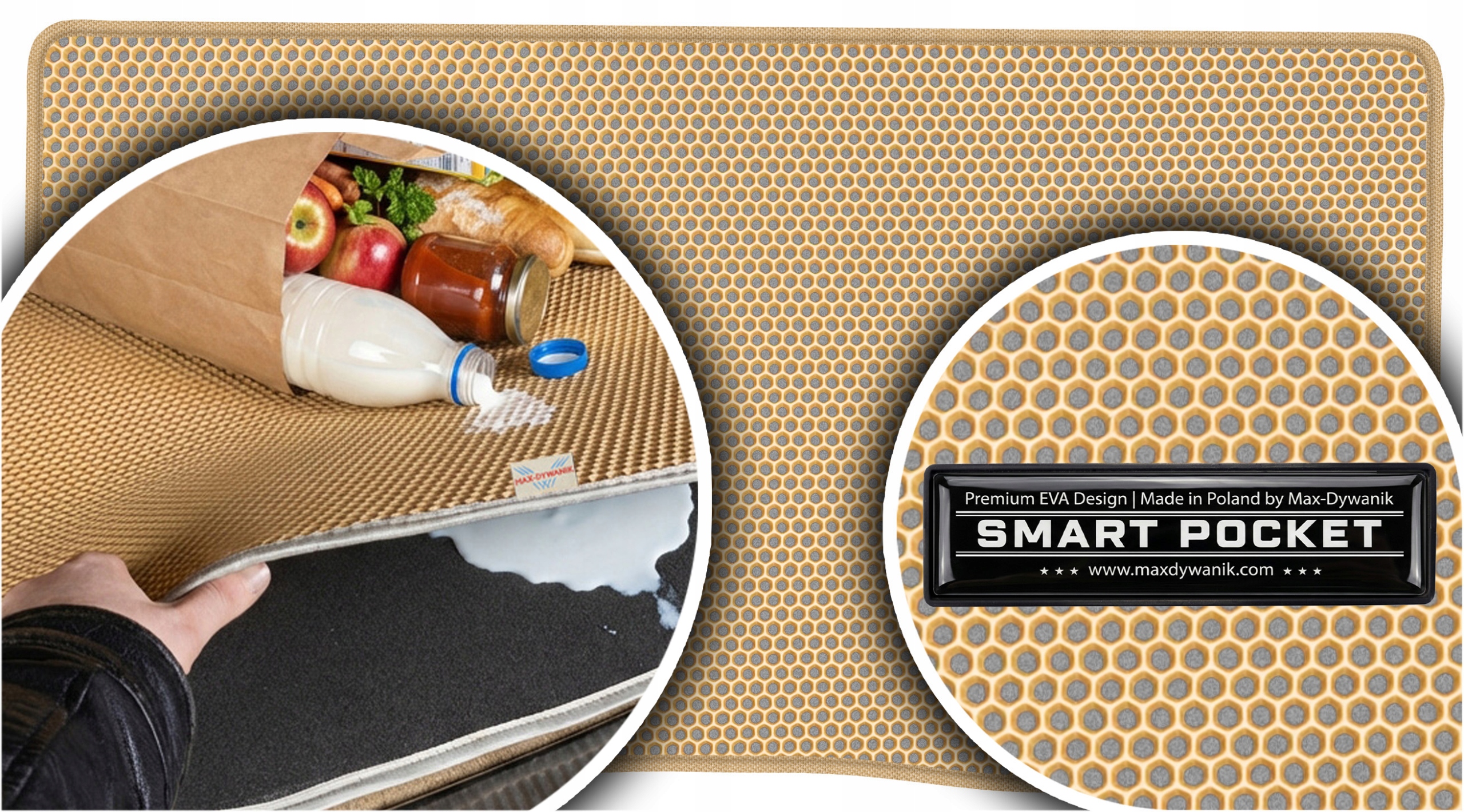 Subaru Justy II Hb 2003-2007 Vložka do batožinového priestoru Eva Smart Pocket Béžová