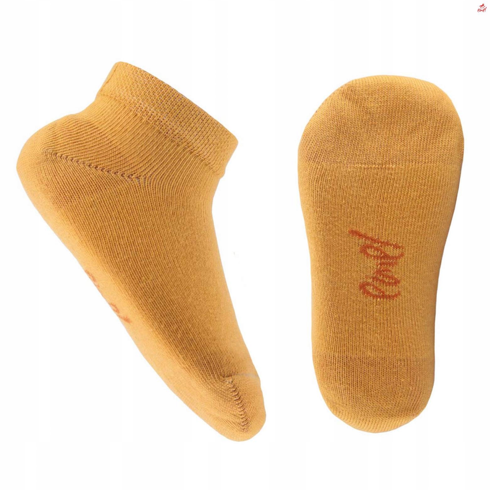 EMEL STOPKI BAWEŁNIANE SBS 100-44 ŻÓŁTE R 27/30 4-5 L