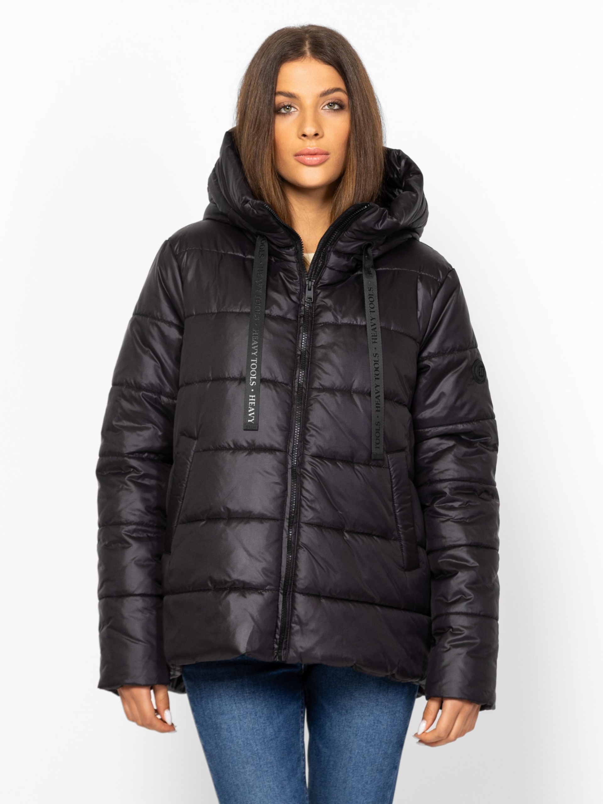 Heavy Tools Dámská S Kapucí NIAW25 Black Černá Xs