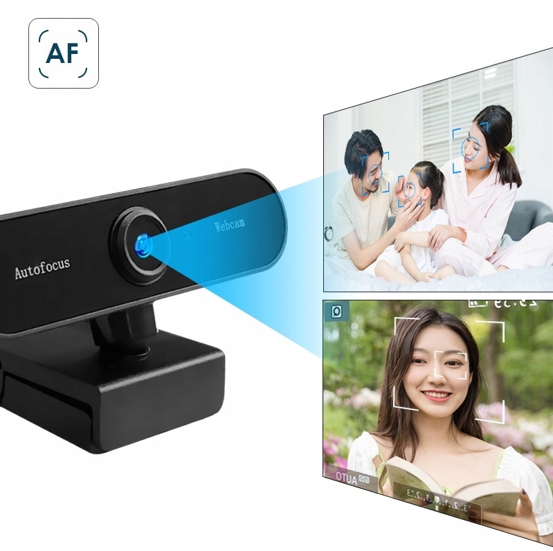 KAMERA INTERNETOWA FHD DO LEKCJI MIKROFON KAMERKA Kod producenta WB10 KAMERA AUTOFOCUS do komputera PC