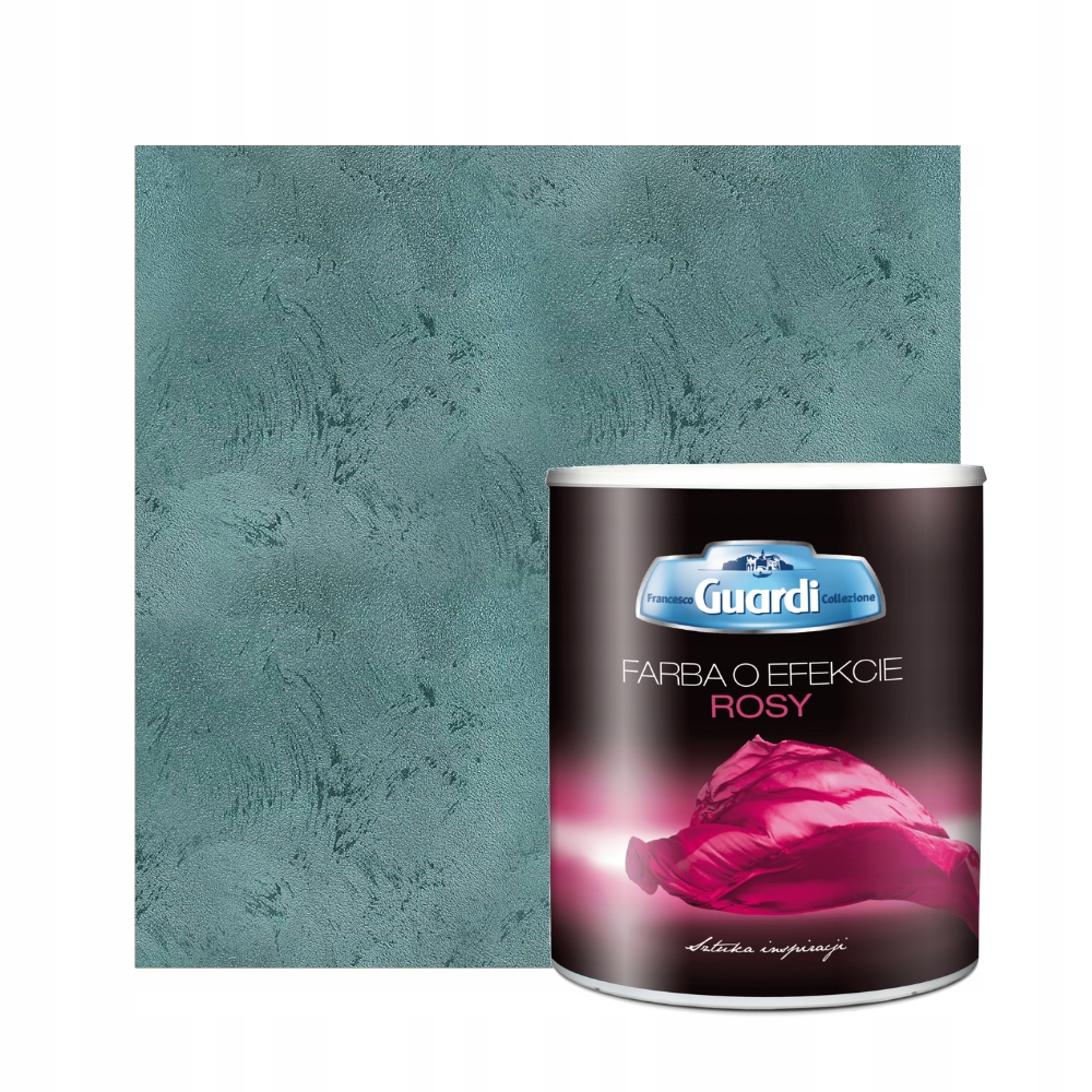 Dekoracyjna Farba o Efekcie Rosy Malachitowy 1L Guardi