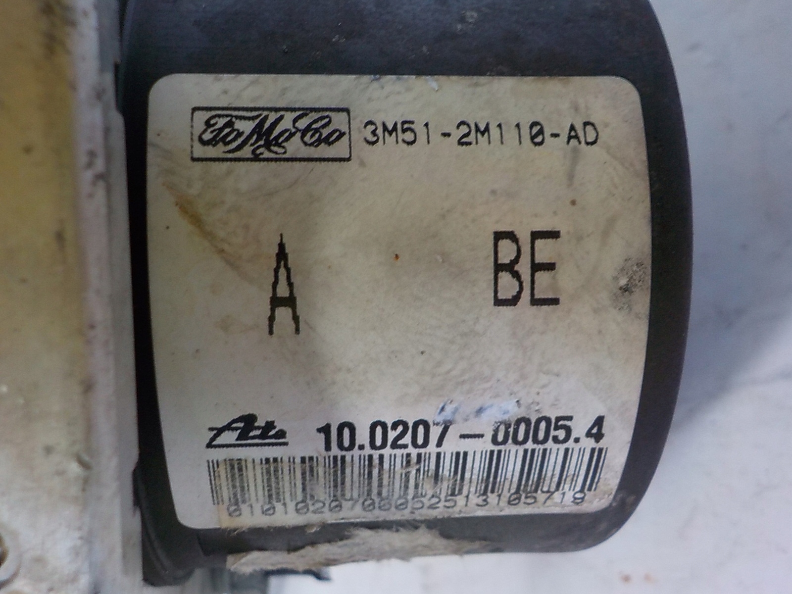 FORD C-MAX Pompa ABS 3M51-2M110-AD 10.0207-0005.4 10.0970-0105.3