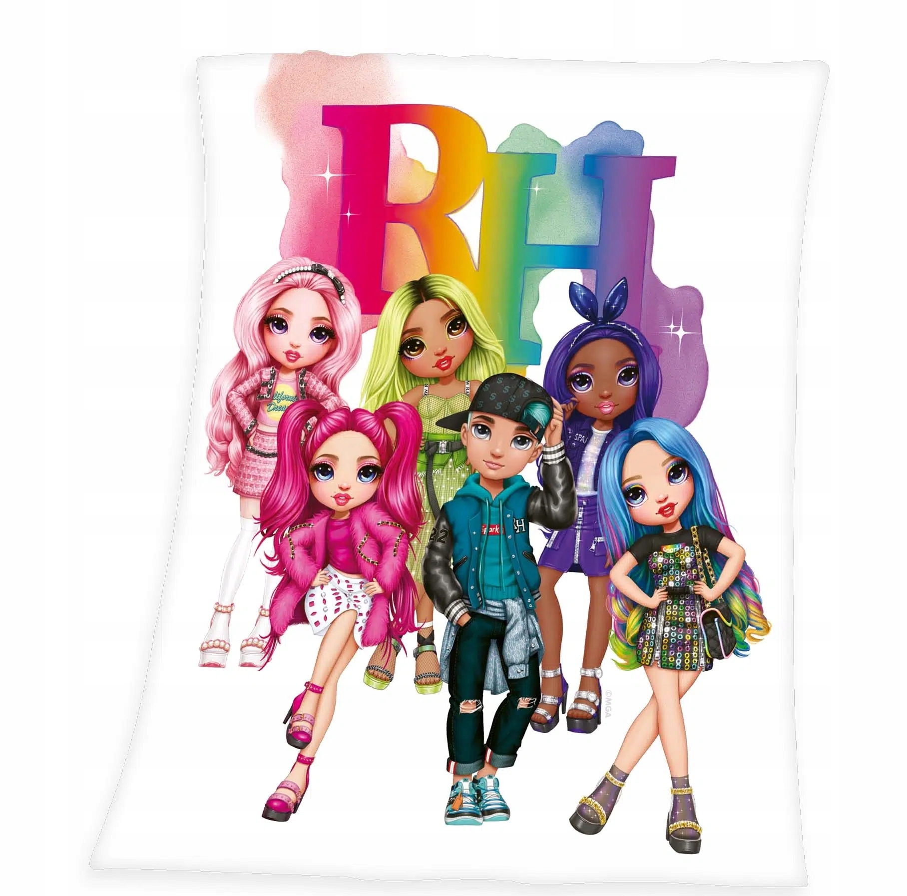 

Rainbow High Ciepły Duży Koc Kocyk Pled 130X160