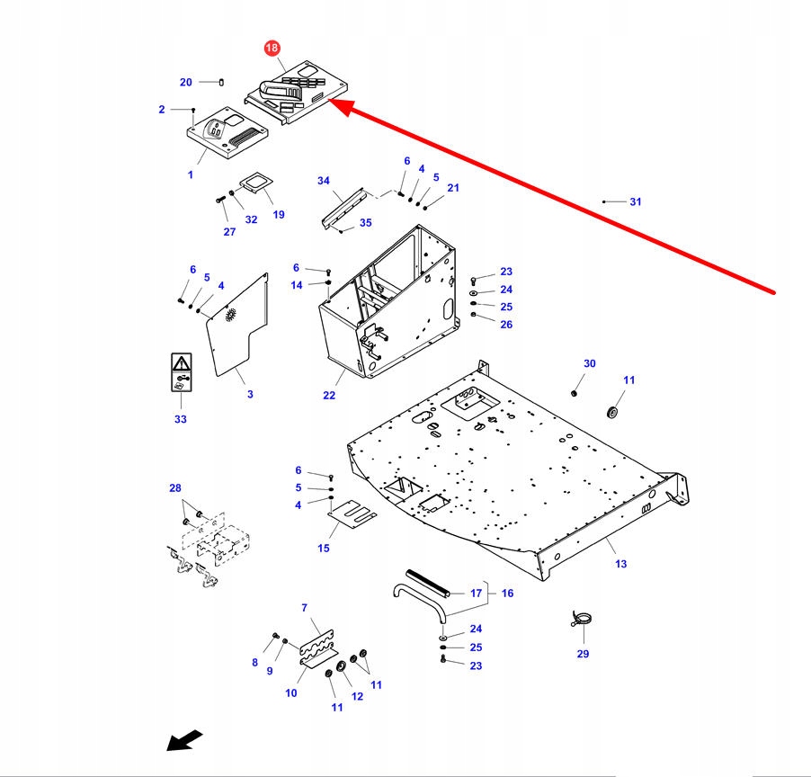 LA322539750 Панель приборной панели