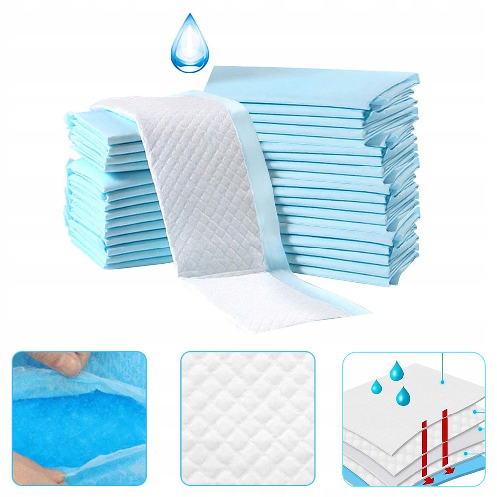 Podložky Pro Psy Hygienické podložky pro psy na zvířat 45x60 100 Ks