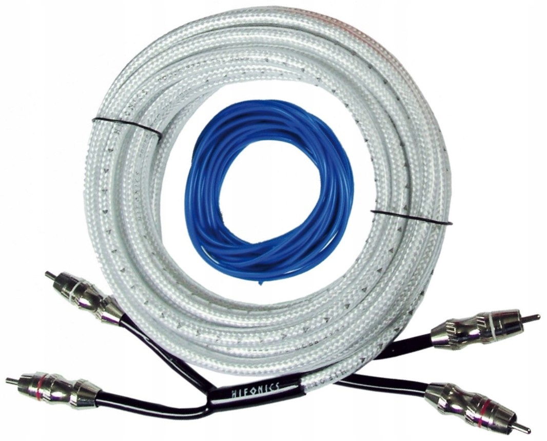 HiFonics HFP5RCA KABEL Przewód AUDIO Stereo 2xRCA Cinch 3x EKRAN OFC REMOTE