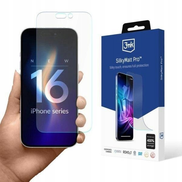 Matowa folia ochronna 3MK Silky Matt Pro do Apple iPhone 16