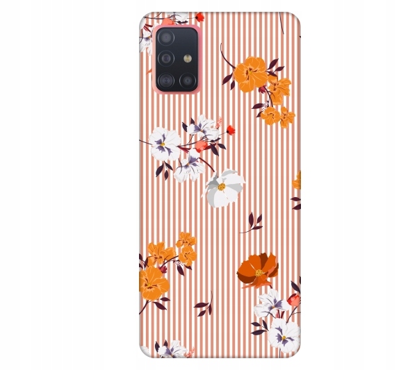 

Etui pokrowiec do Samsung Galaxy A51 Kwiaty vintag