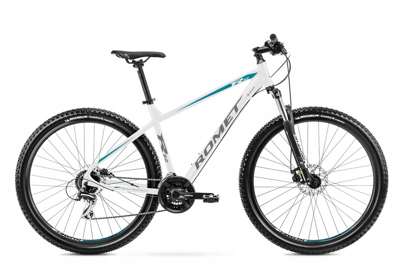 Rower Romet Mtb Rambler R9.2 29'' Biało-Grafitowo-Turkusowy Rama 19''