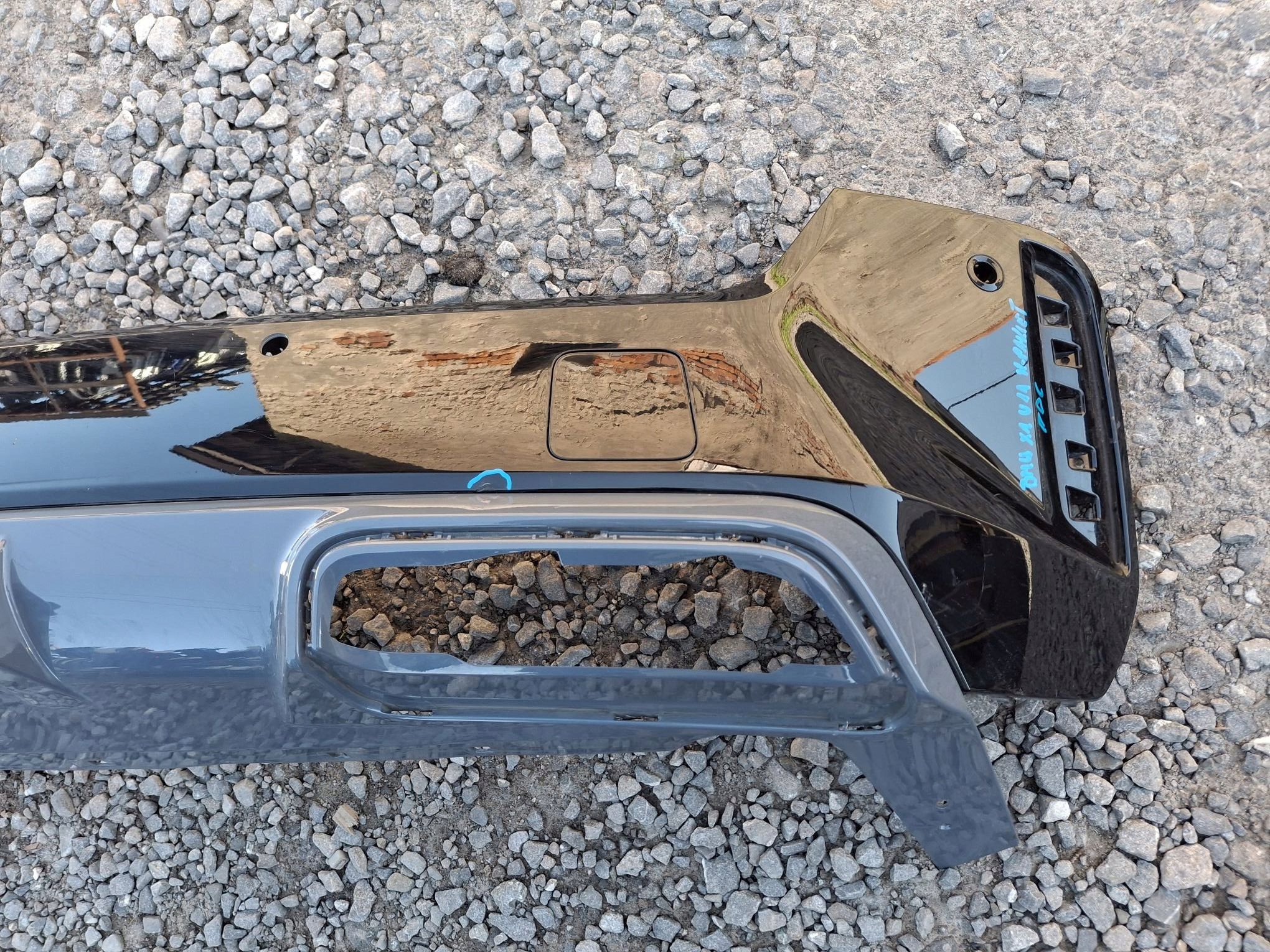 bumper rear accessories BMW X1 U11 m-packet 2022R->