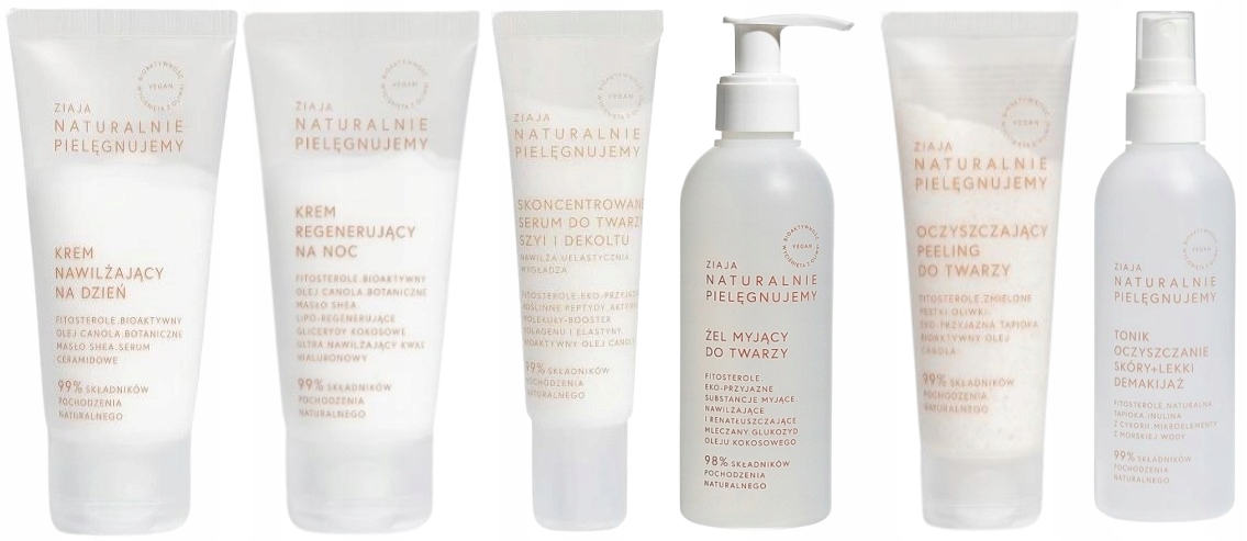 Ziaja Přírodní sada na obličej Jemné čištění Suchá pleť