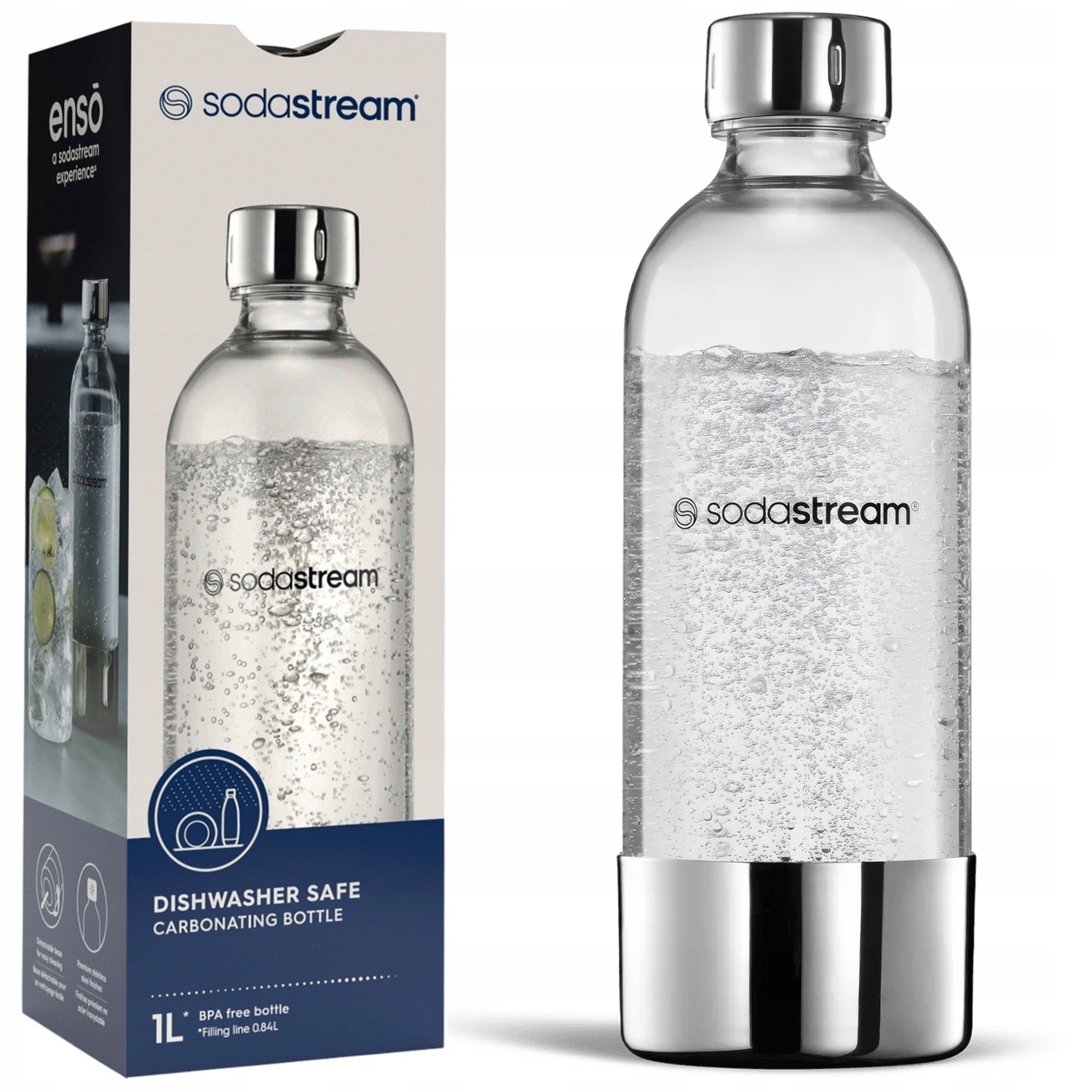 Butelka Do Saturatora Sodastream Enso 1L Stal Nierdzewna Do Terra Art