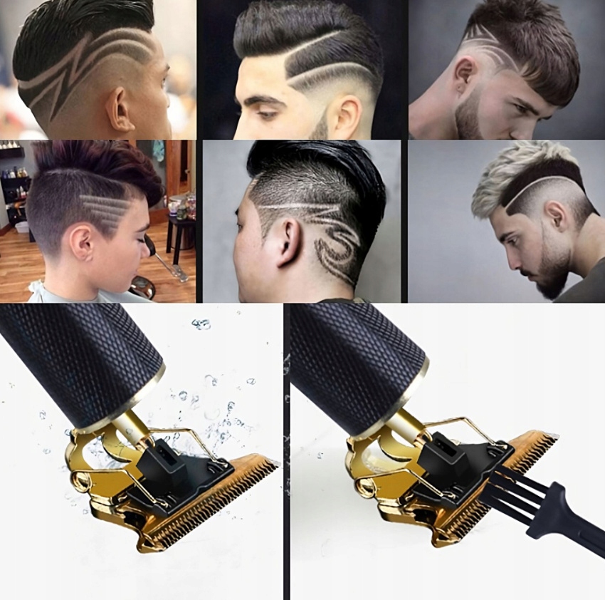 MASZYNKA DO WŁOSÓW ekran LCD TRYMER BRODY,BARBER Model MASZYNKA TRYMER STRZYŻENIA GOLENIA BRODY PRO