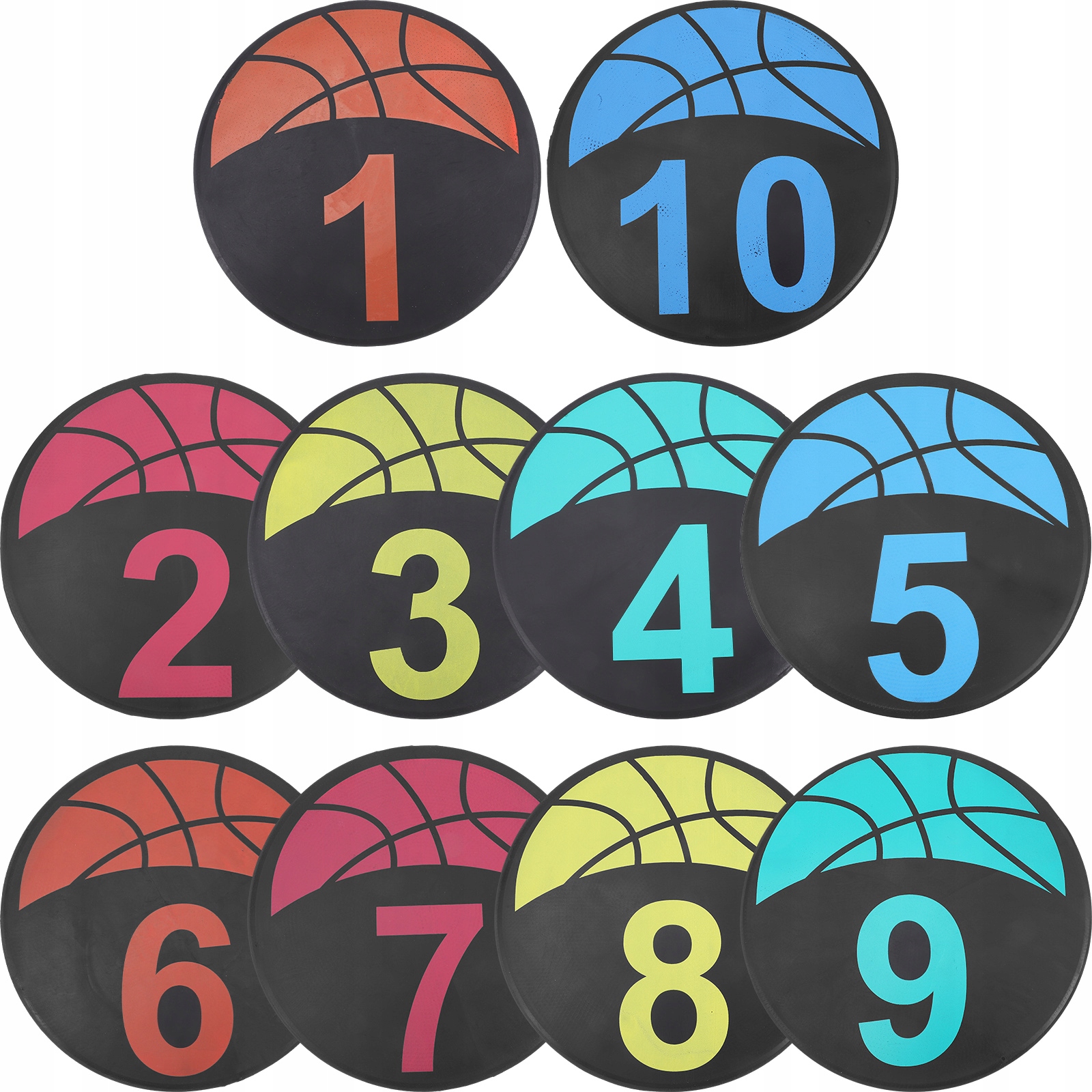 Flat Logo Plate Number 10 Pcs