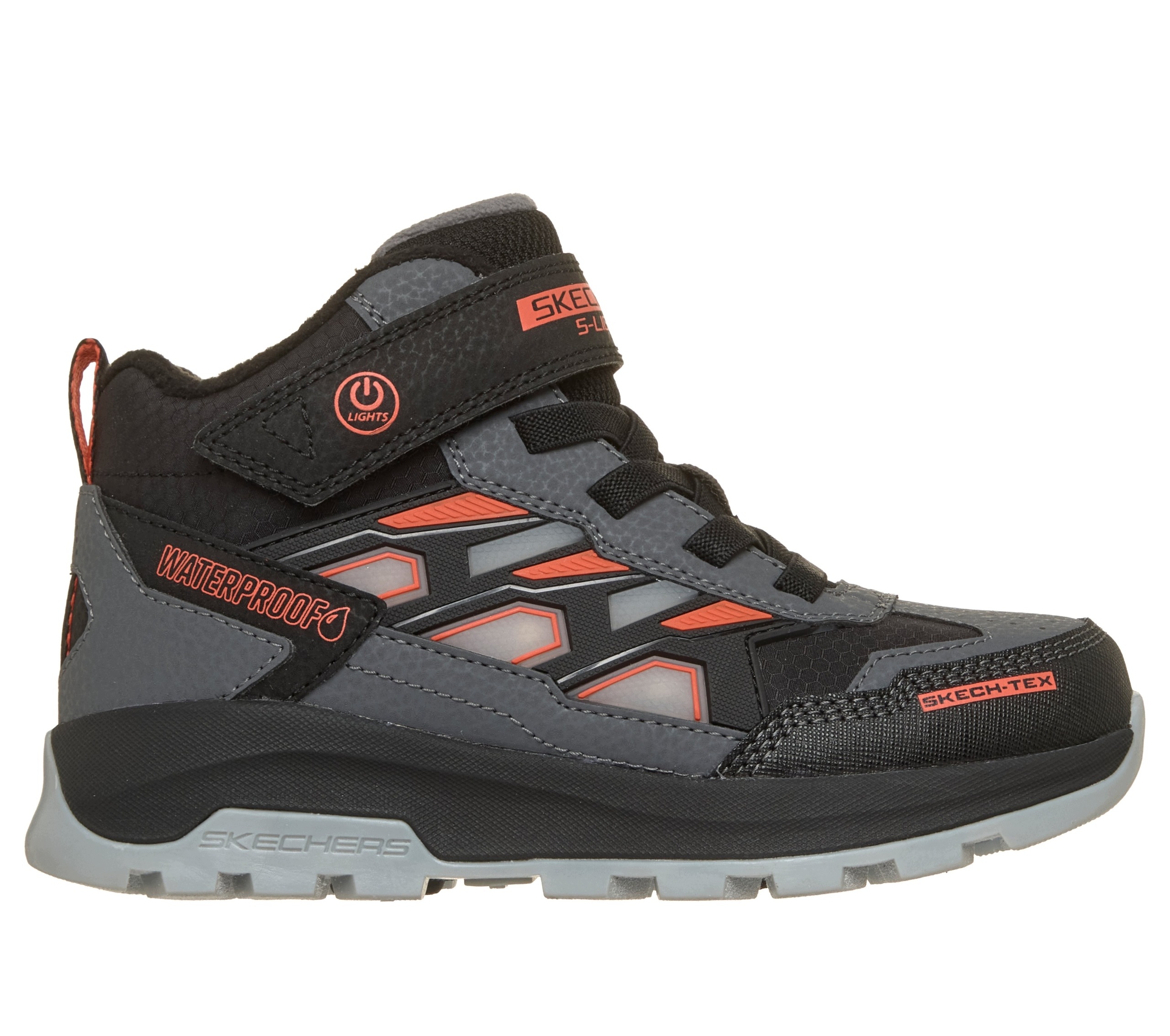 Buty młodzieżowe zimowe Skechers S-Lights Waterproof: Storm Blazer Glow T