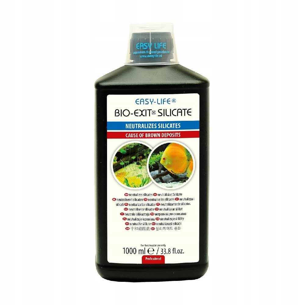 Levně Přípravek Na Křemeliny Akvária Odstraňuje Křemičitany A Hnědé Usazeniny 1000 ML Easy Lif