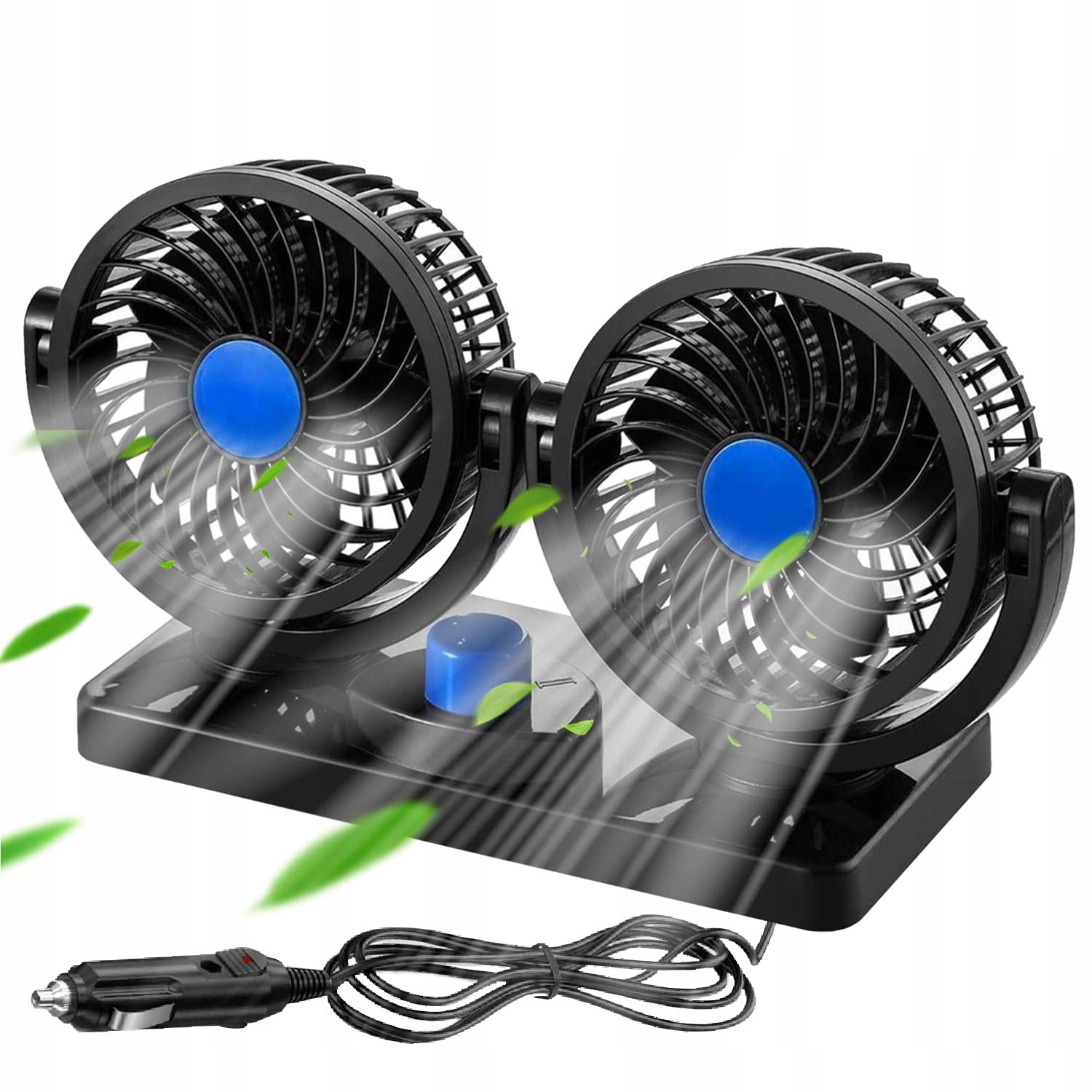 PODWÓJNY WENTYLATOR DO CIĘŻARÓWEK 12V WENTYLATOR CHŁODZĄCY Z 2 PRĘDKOŚCIAMI Stan opakowania oryginalne