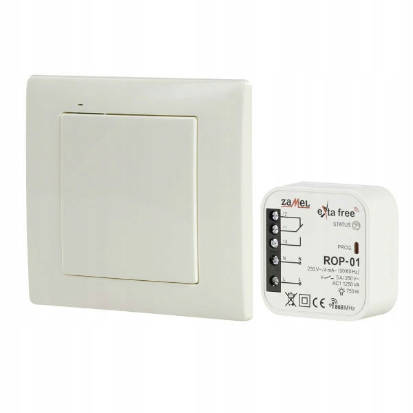 Bezdrátový ovládací set RNK02+ROP01 RZB-01 Zamel EXF10000069