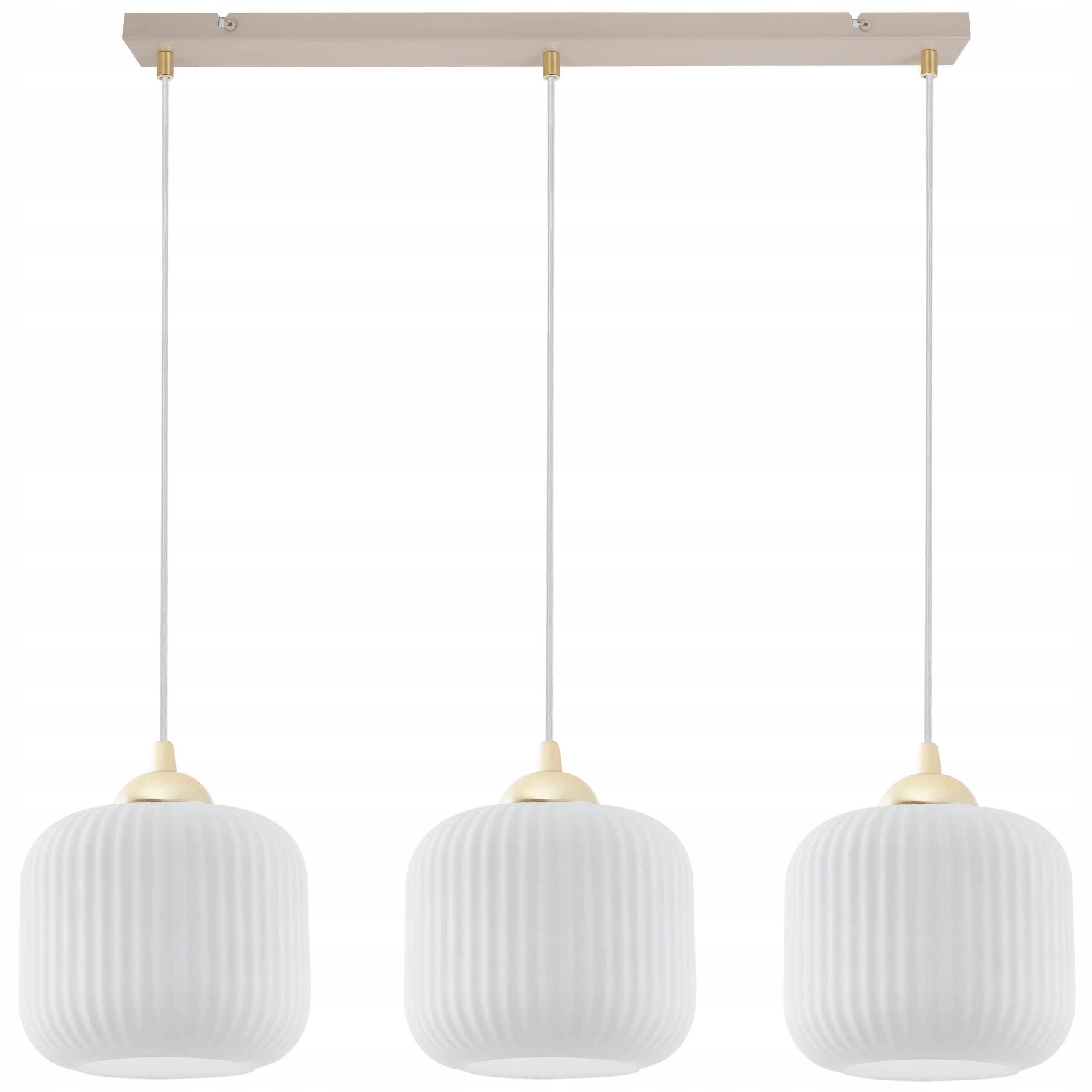 Závesná Stropná Lampa S Kašmírovým Lustrom Béžová Biela Sklenená Do Kuchyne E27