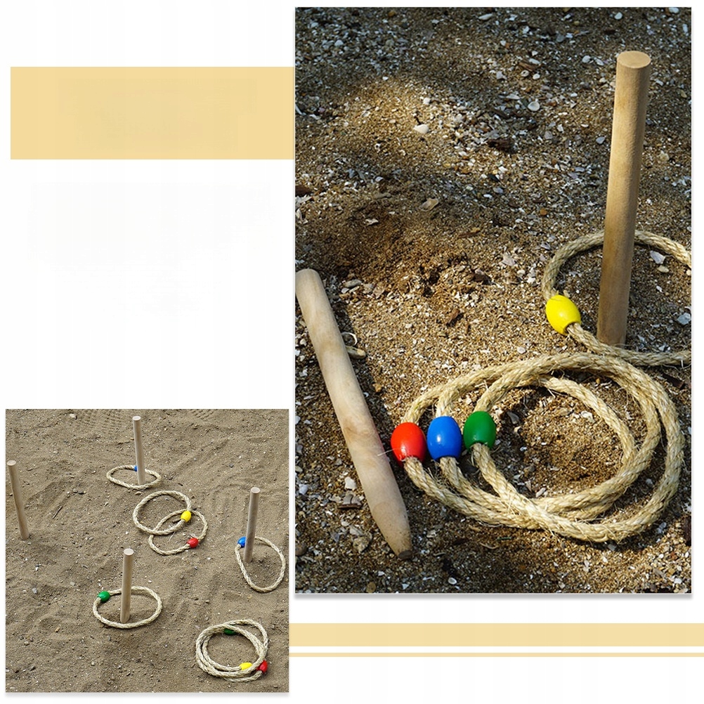 NOWA ZABAWA ZESTAW RZUTKÓW NA PIERŚCIENIE DLA DZIECI Model 51350613