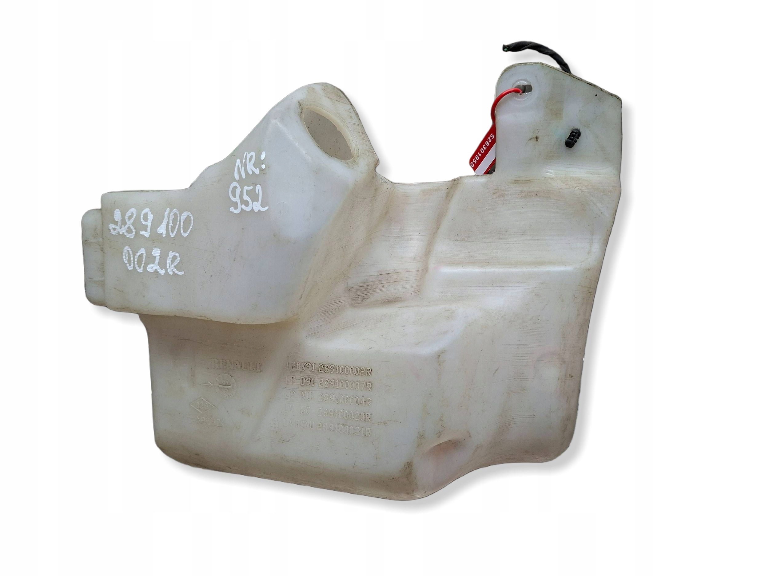 washer fluid tank 289100002R RENAULT LAGUNA III 2007