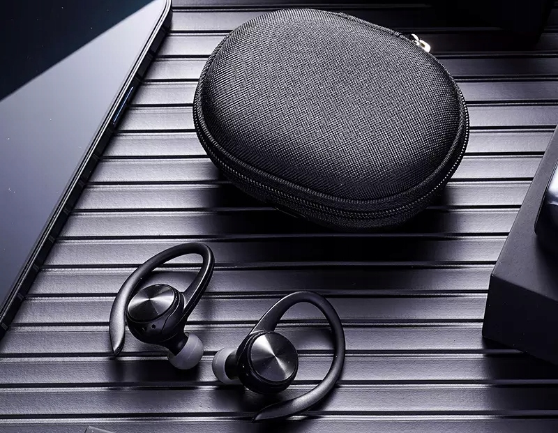 SPORTOWE SŁUCHAWKI BEZPRZEWODOWE BLUETOOTH DOUSZNE POWERBANK TWS LEMON Stan opakowania oryginalne