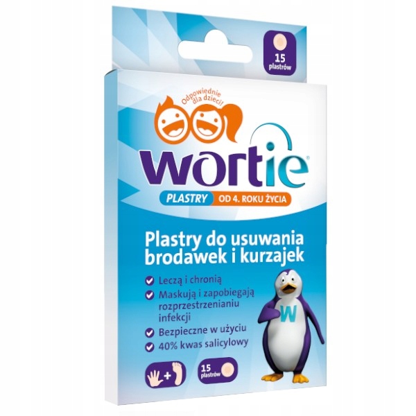 

Wortie plastry na kurzajki i brodawki 15 szt