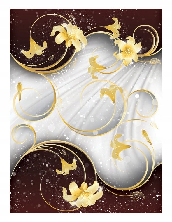 Fototapeta Lilie Orchideje Květiny Abstrakce Elegance 206x275 lepidlo