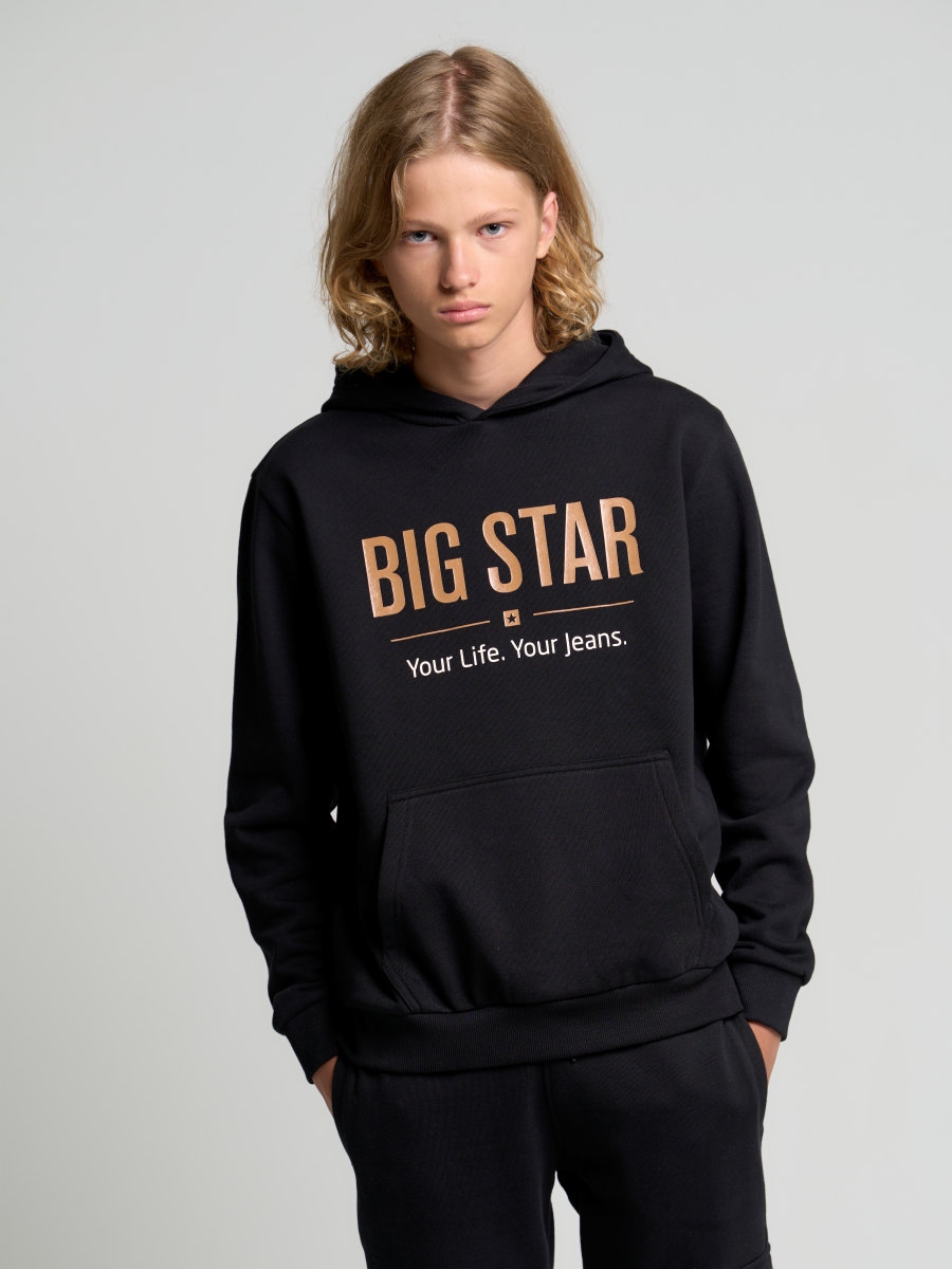 

Big Star Bluza Chłopięca Czarna Brunek 906 176