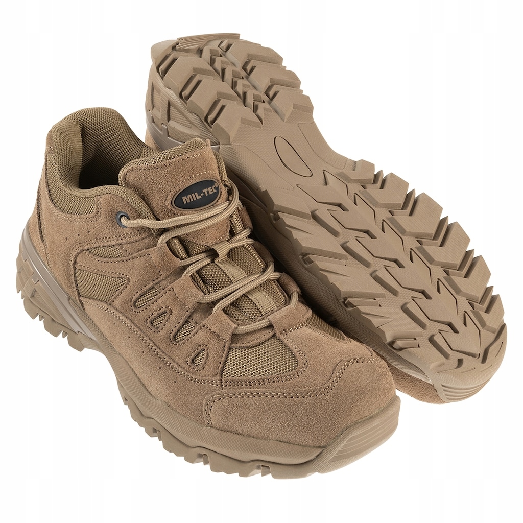 Vojenské taktické trekové boty Mil-Tec Squad 2,5'' Coyote Brown 46