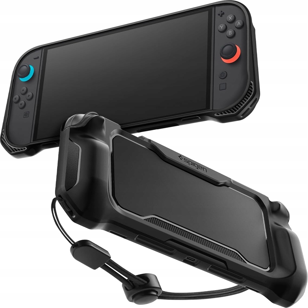 Etui do Nintendo Switch 2, Spigen Rugged Armor, elastyczny case ze smyczką