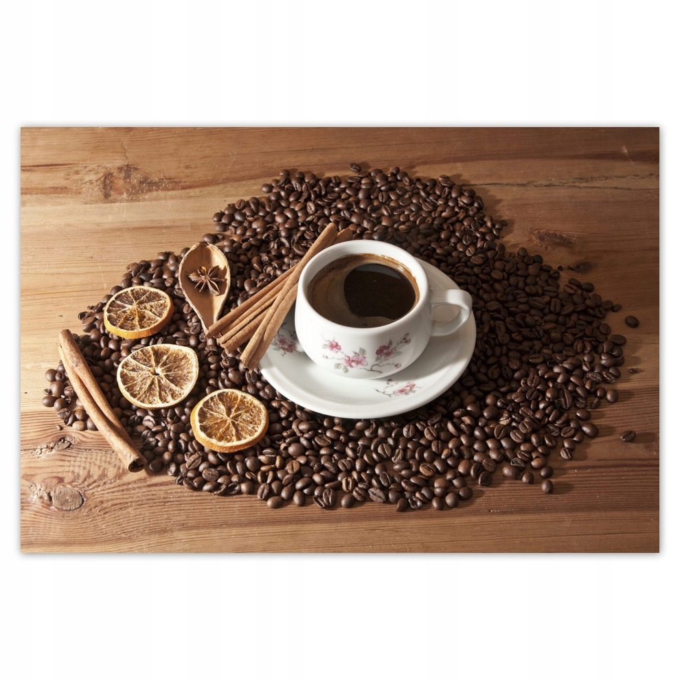 

Plakaty 93x62 Filiżanka i ziarna kawy