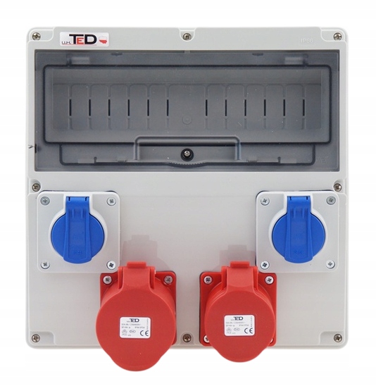 Stavební Rozvaděč 14 Mod 400V 32A/5p 400V 16A/5p 2 X 230V 16A IP44