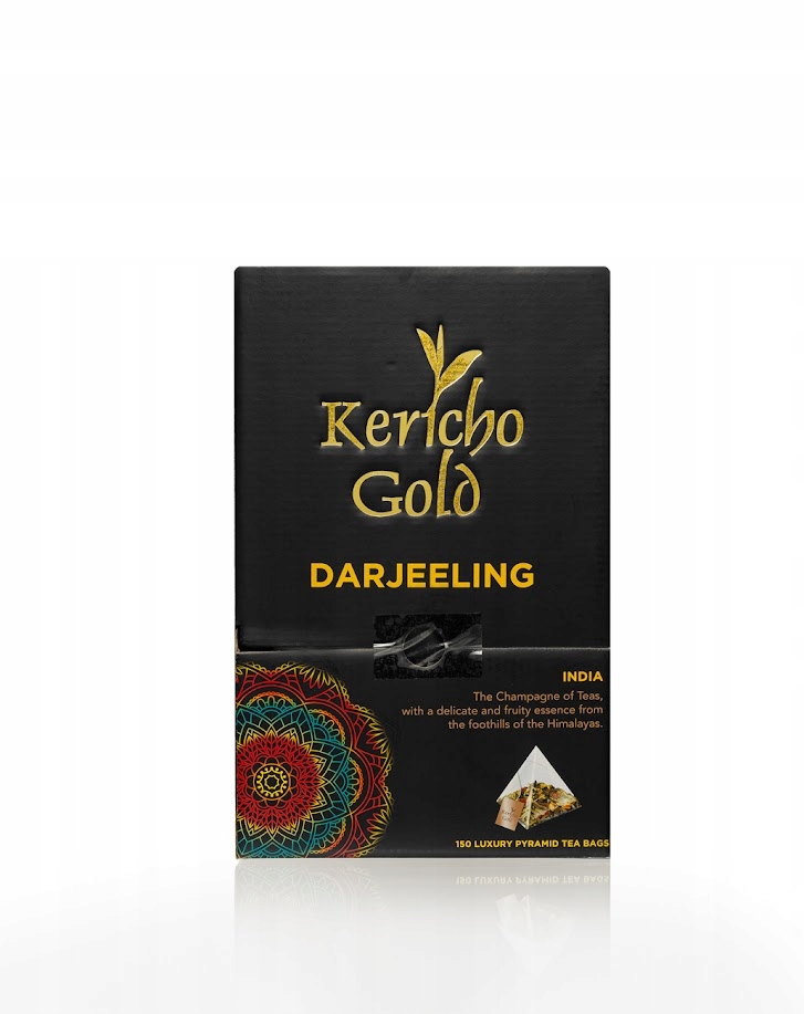 Herbata czarna Kericho Gold Darjeeling 150 piramidek szlachetna HoReCa